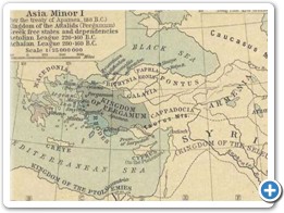 Mapa do Pergamum Antigo